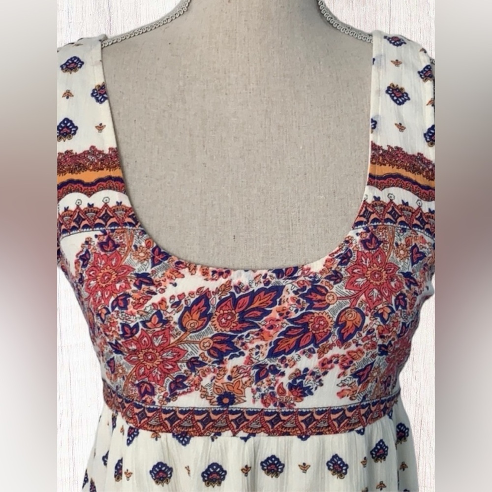 O’Neill Bohemian Hi Low Lace Up Back Tank Mini Dress size Small - Picture 3 of 6